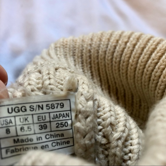 Ugg Classic Argyle Sweater Knit Boot - Size 8 - Picture 11 of 11